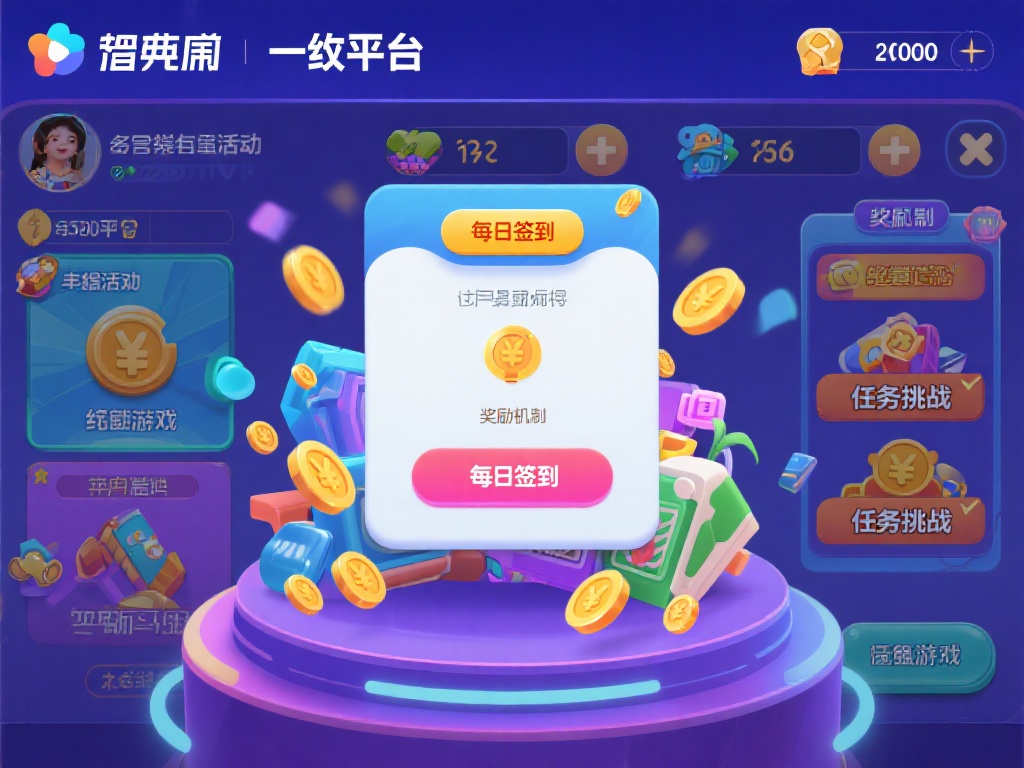此外，平台还提供了丰富的活动和奖励机制。比如每日签